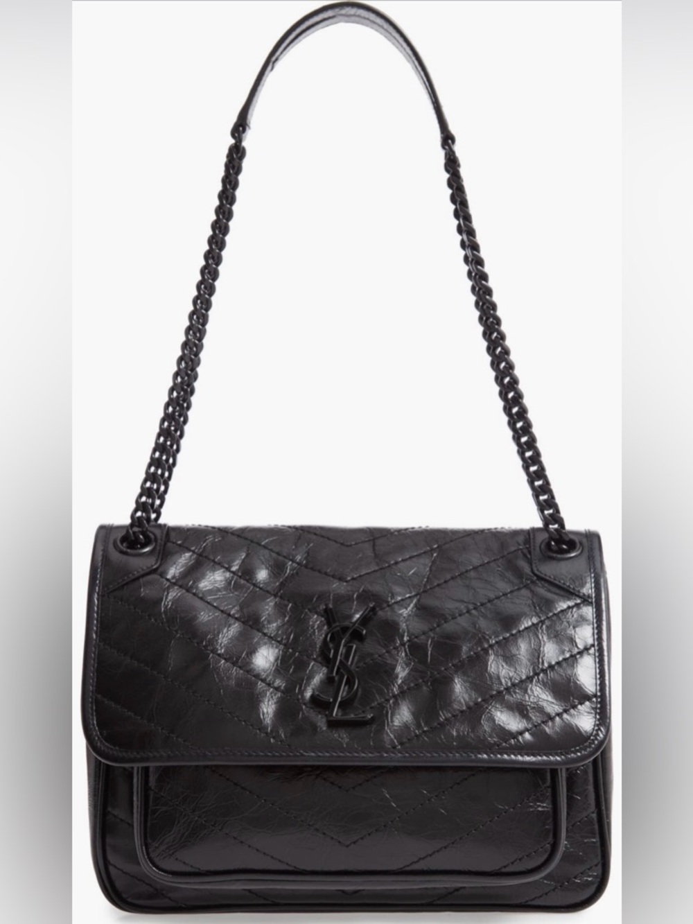 Yves Saint Laurent Black Niki Medium